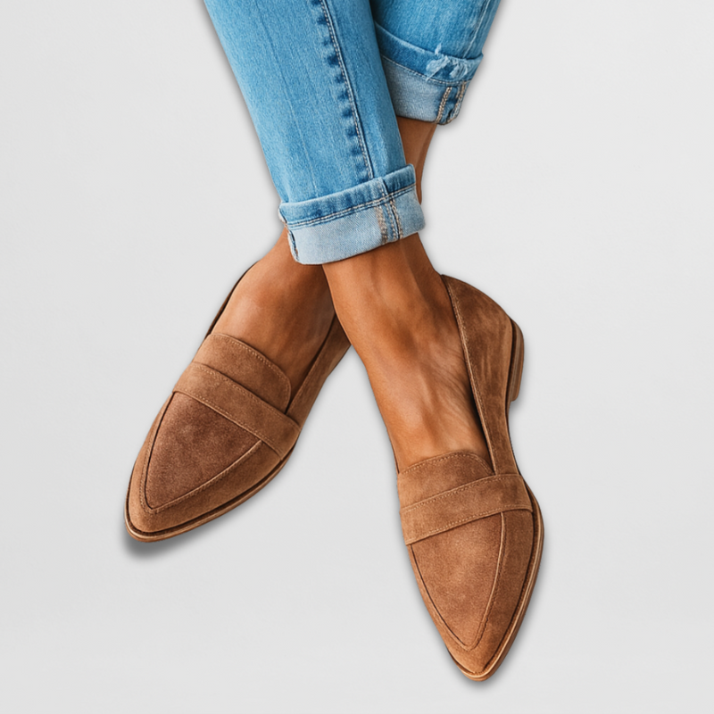Mocasines de ante
