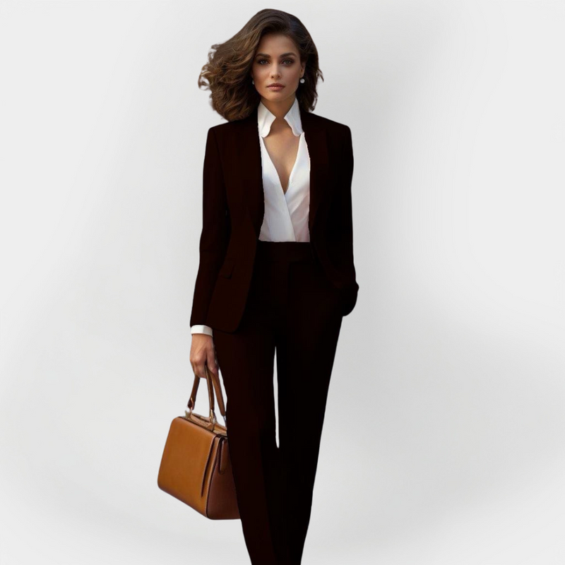 Traje elegante de mujer