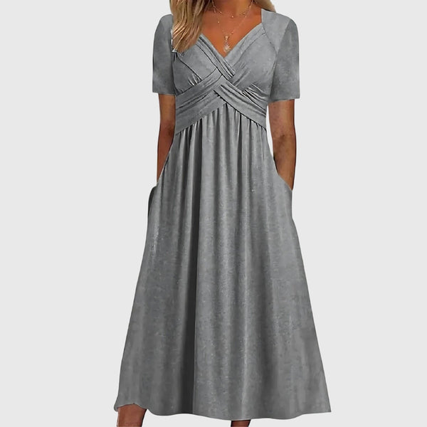 Viola™ | Vestido midi con control de abdomen