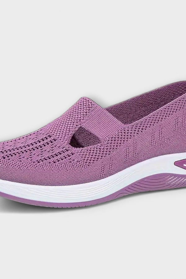 Martha - Botas ortopédicas cómodas en color morado
