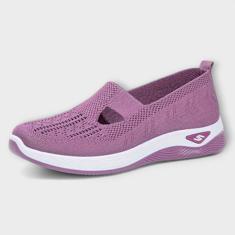 Martha - Botas ortopédicas cómodas en color morado