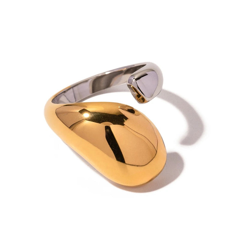 Anillo de metal mixto Dora