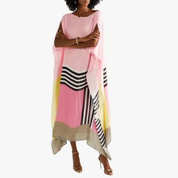 Rilinda | Caftán elegante con estampado geométrico