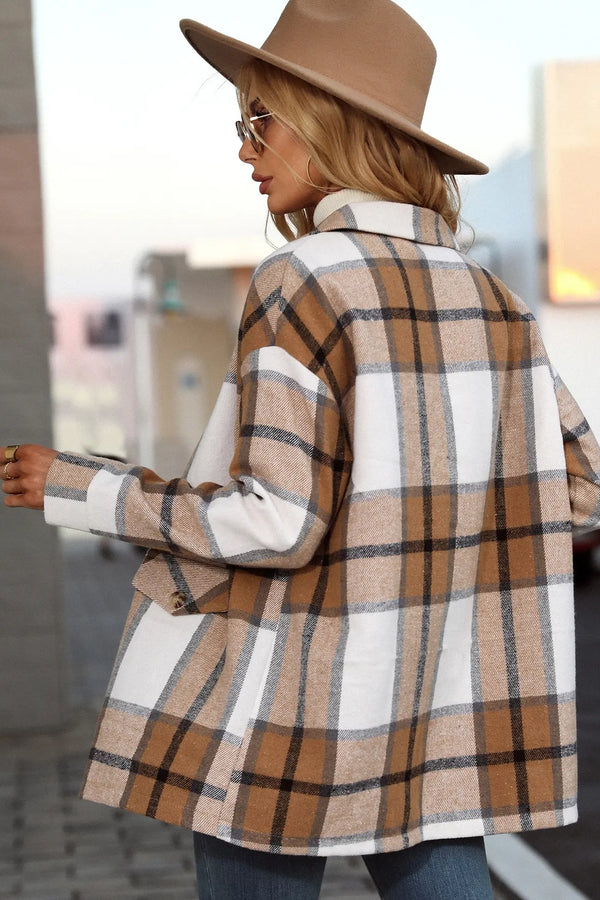 Kelly | Elegante chaqueta blazer a cuadros 