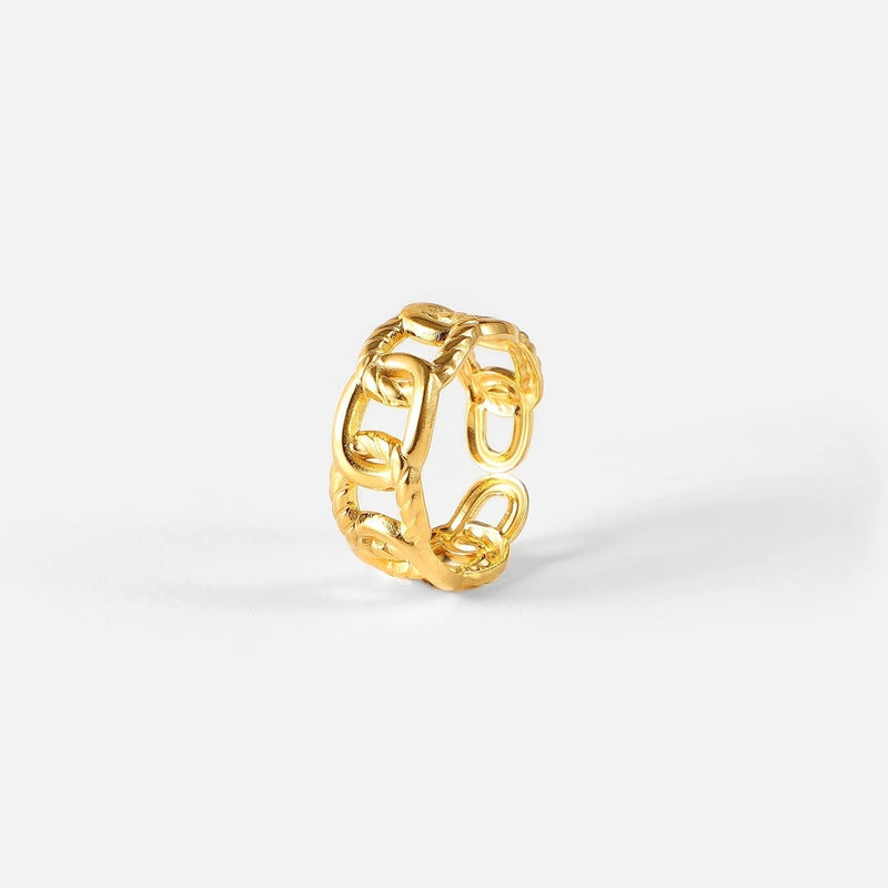 Anillo de cadena de oro
