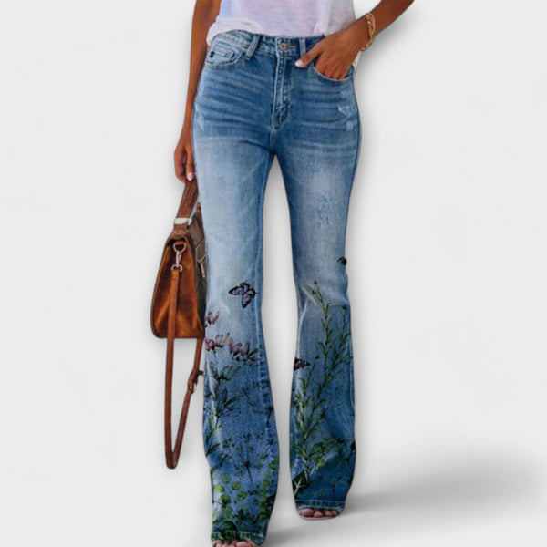 Pantalones floreados