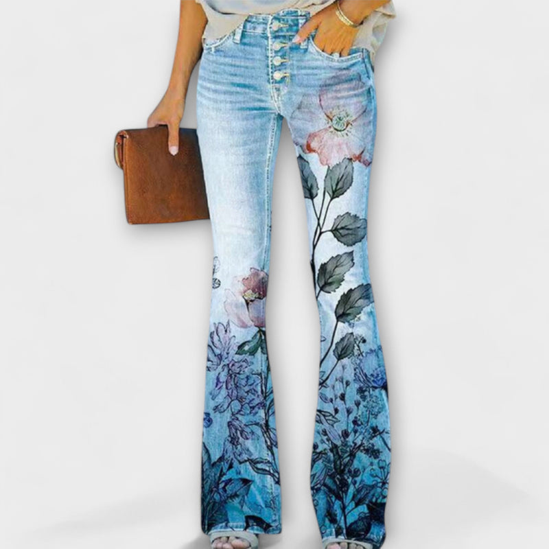 Pantalones floreados