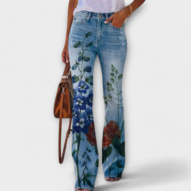 Pantalones floreados