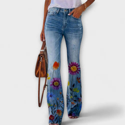Pantalones floreados