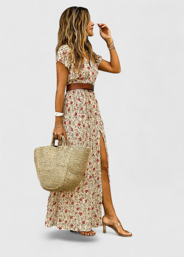 Lorraine | Elegante vestido largo bohemio