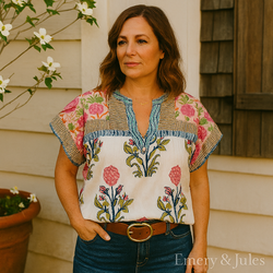 Cloe | Blusa bohemia elegante