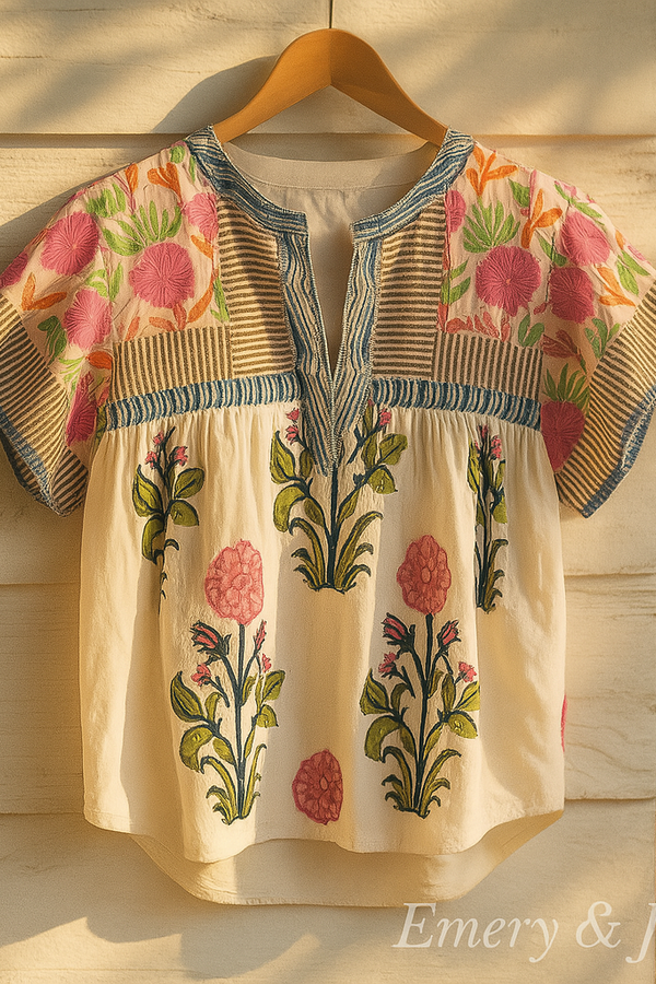 Cloe | Blusa bohemia elegante