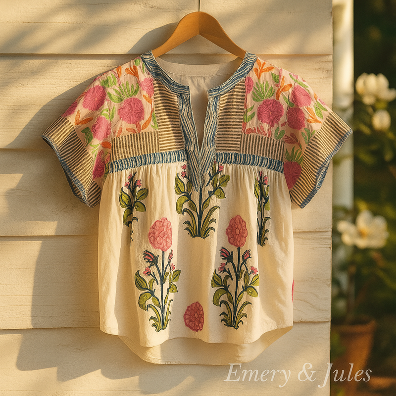 Cloe | Blusa bohemia elegante