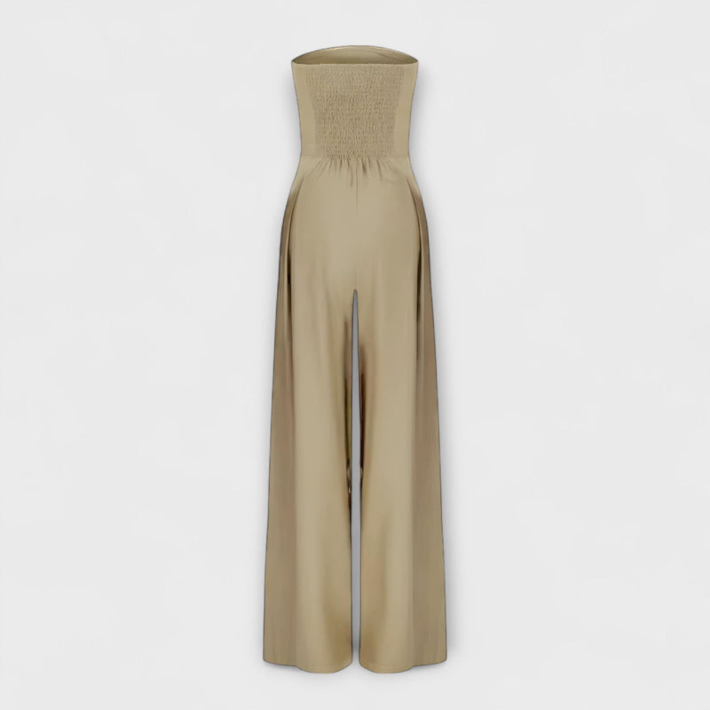 Amelie | Elegante mono de pierna ancha sin tirantes