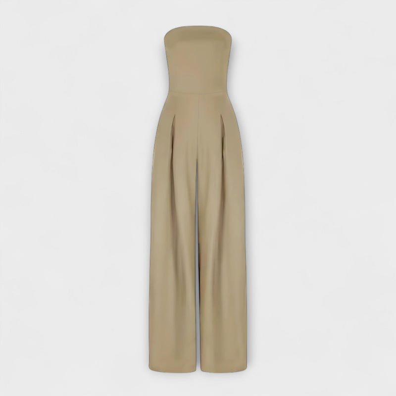 Amelie | Elegante mono de pierna ancha sin tirantes