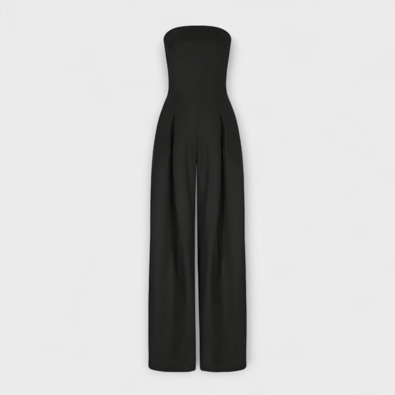 Amelie | Elegante mono de pierna ancha sin tirantes