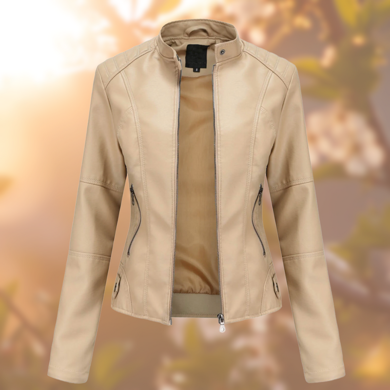 Giorgina™ - Elegante chaqueta de cuero para mujer