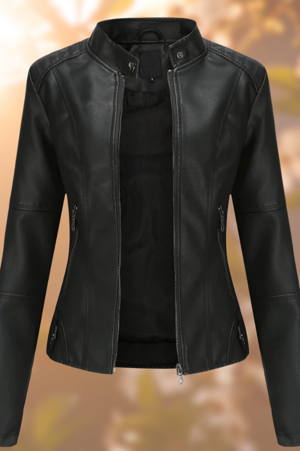 Giorgina™ - Elegante chaqueta de cuero para mujer