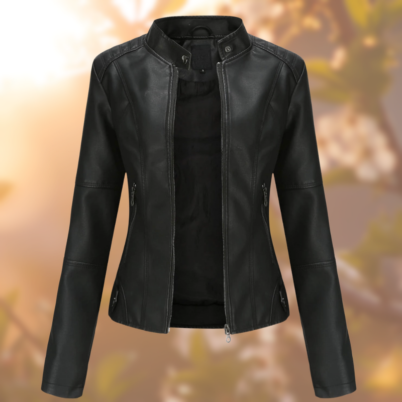 Giorgina™ - Elegante chaqueta de cuero para mujer