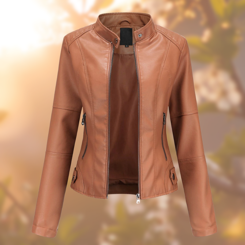Giorgina™ - Elegante chaqueta de cuero para mujer