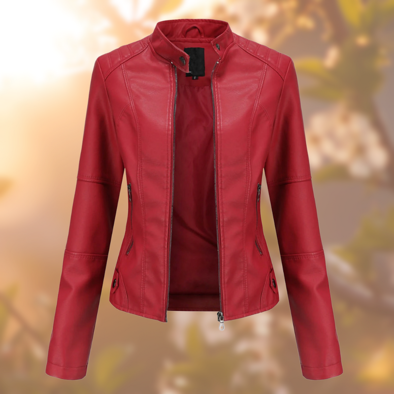 Giorgina™ - Elegante chaqueta de cuero para mujer