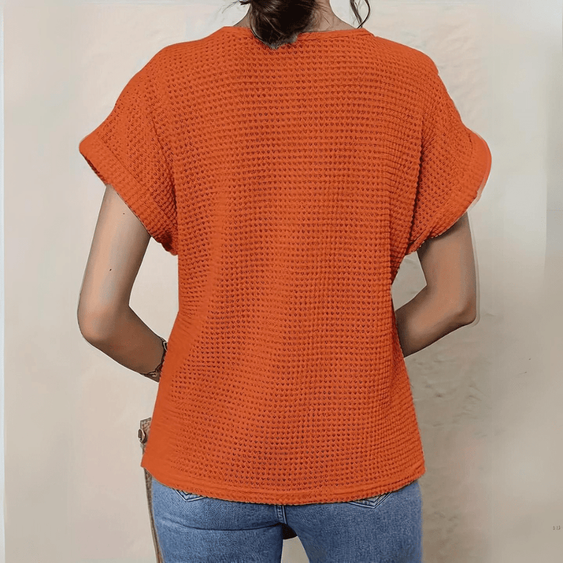 Lorine | Elegante blusa de inspiración ibicenca