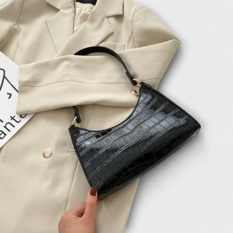 Olivia - Bolso de piel brillante