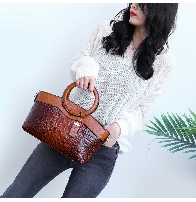 Ella™ Classic Croc | Bolso vintage versátil