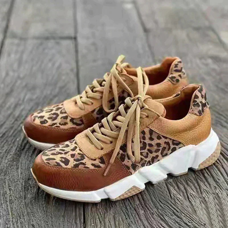 Crizzy | Zapatillas cómodas de leopardo