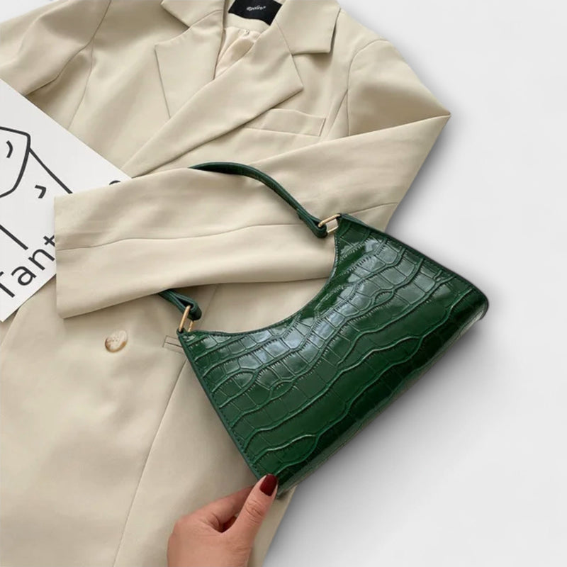 Olivia - Bolso de piel brillante