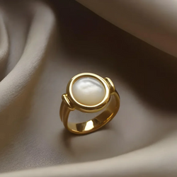 ELEGANTE ANILLO TODO DE PERLAS