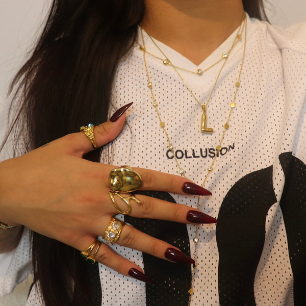 Anillo Dune Chunky