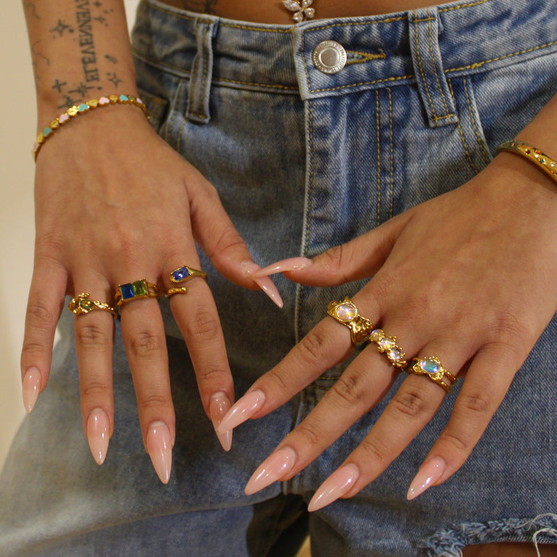 Anillo de Saturno ajustable