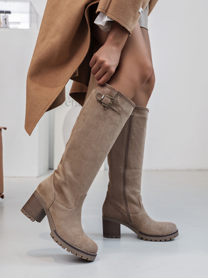 Vidette | Botas topo con hebilla alta