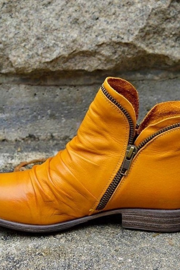 Nahla - Botines de plataforma estilo británico