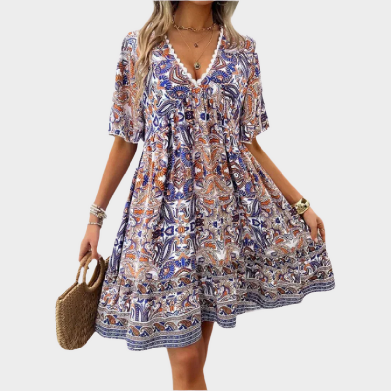 Mini vestido de cachemira