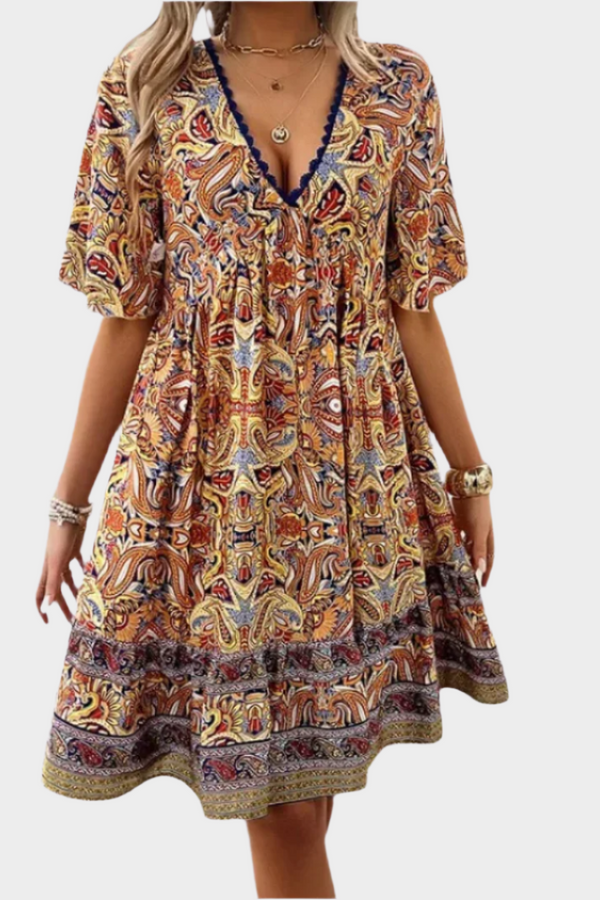 Mini vestido de cachemira