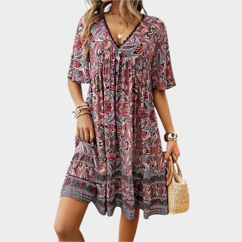 Mini vestido de cachemira