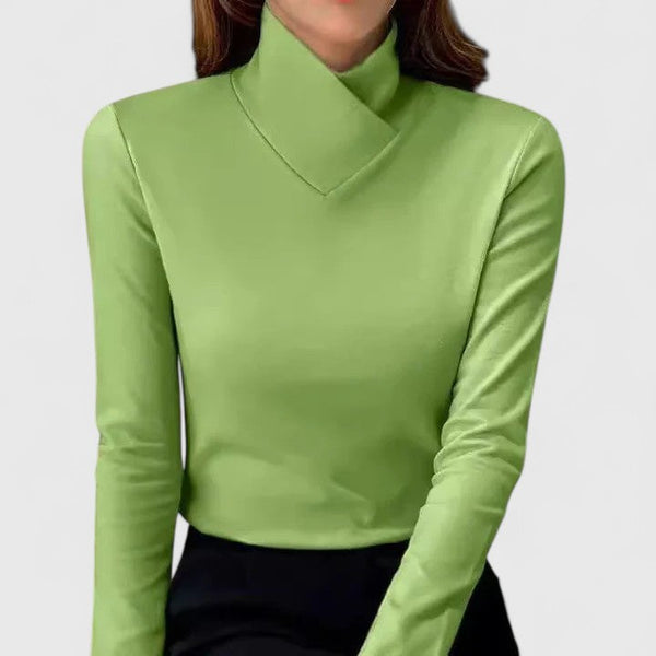 Yulienne | Elegante jersey de cuello alto