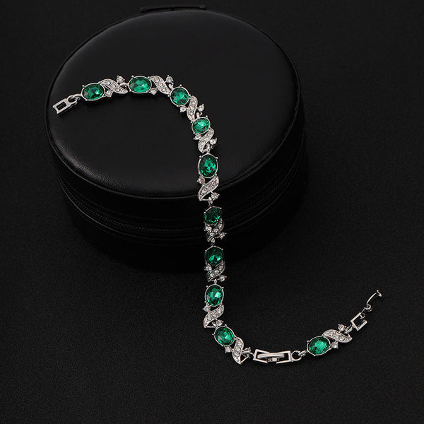 Pulsera Giada Bellini | Oro blanco