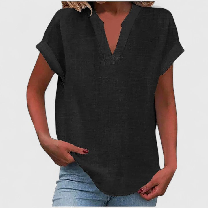 Xavinah | Blusa cómoda con cuello en V