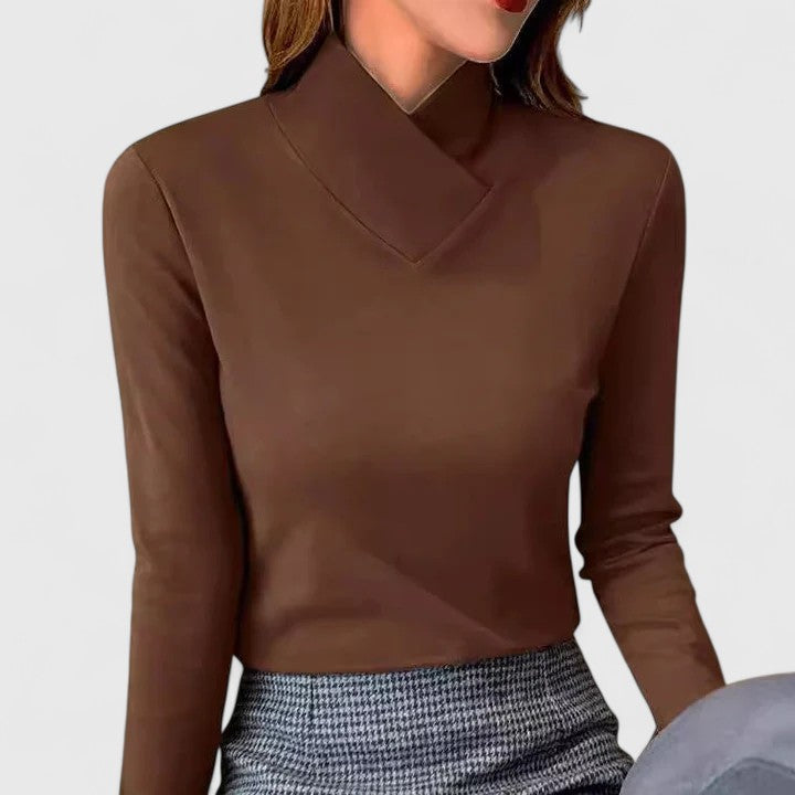 Yulienne | Elegante jersey de cuello alto