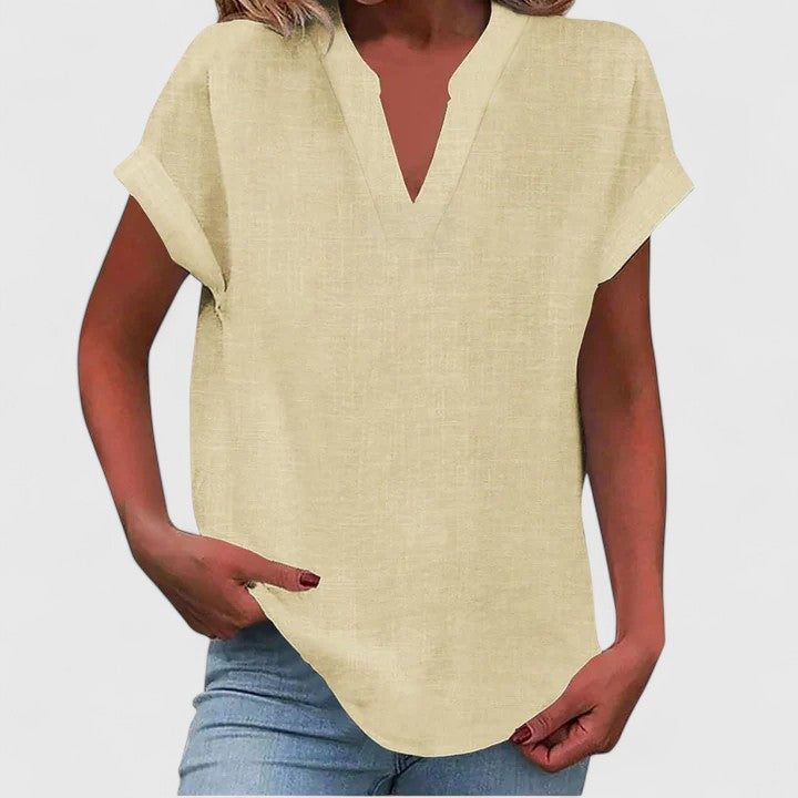 Xavinah | Blusa cómoda con cuello en V