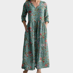 Vestido boho con estilo vaporoso