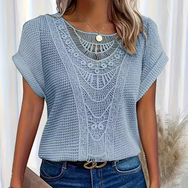 AURA - BLUSA DE TEXTURA DELICADA 