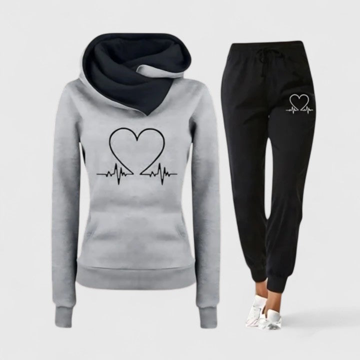 Liz | Conjunto de sudadera con capucha cómoda