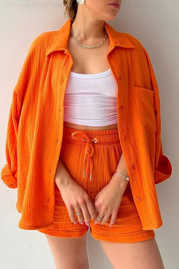 Adelie | Conjunto elegante y relajado con botones