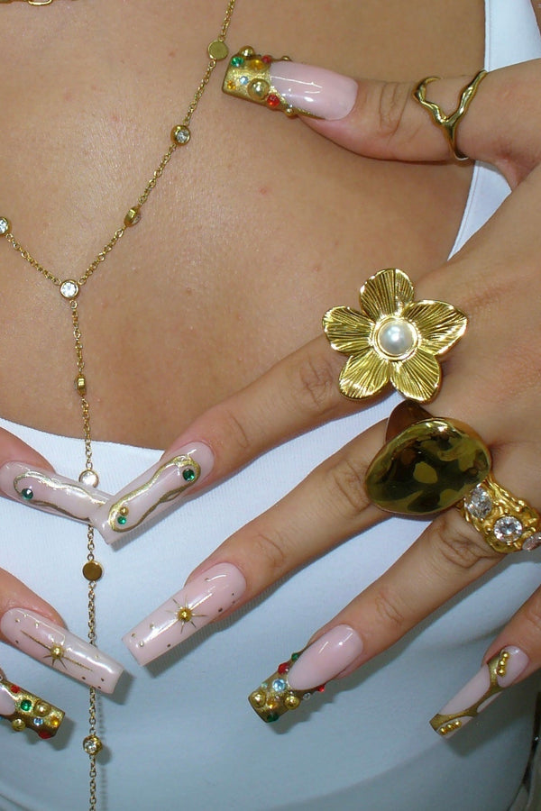 Anillo ajustable Thalia Flower