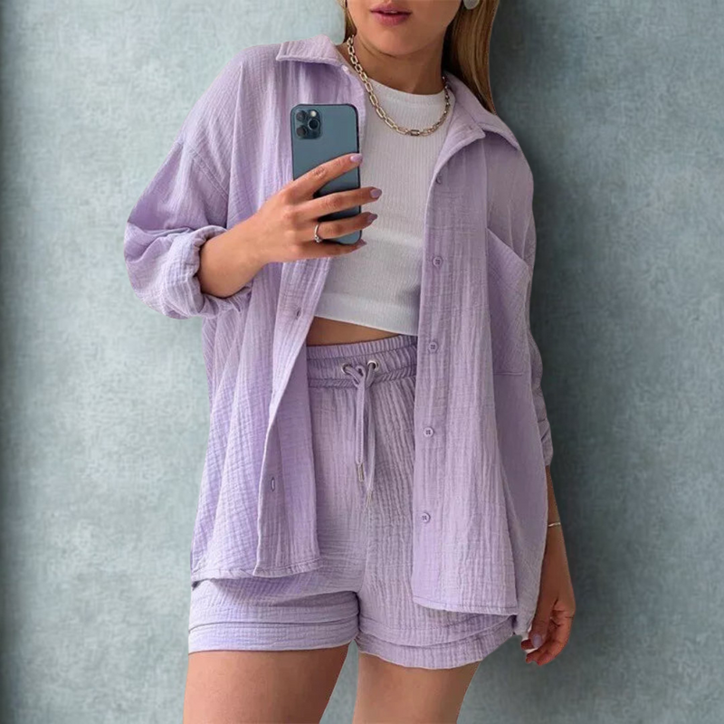 Adelie | Conjunto elegante y relajado con botones