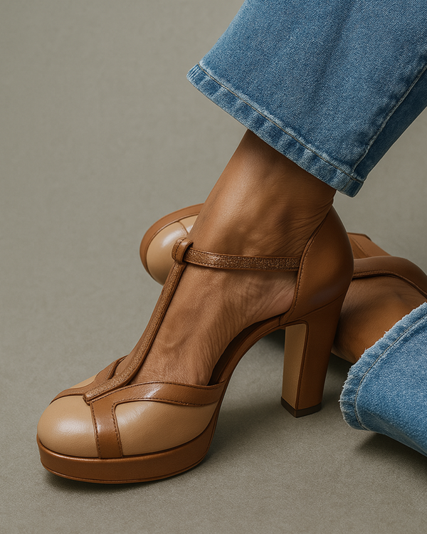 Malvina | Zapatos de salón con tira en T